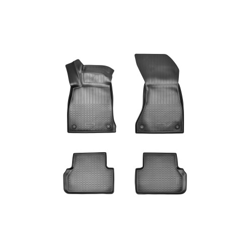 Covorașe cauciuc tip tăviță pentru Audi A5 II Sportback 2016–2019, set 4 buc
