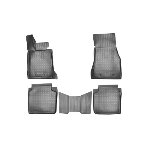 Covorașe auto din cauciuc tip tăviță pentru BMW Seria 7 G12 Long (2015+) - set 4 buc