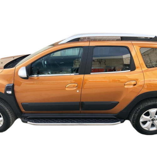 Ornament cromat perie geam pentru Dacia Duster II (2018+) din inox 304, set
