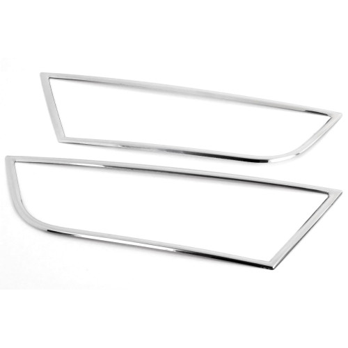 Ornament cromat pentru proiectoare Skoda Octavia III (2013-2016) din inox 304