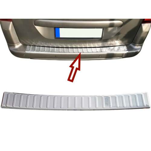 Ornament portbagaj crom din inox 304 pentru Peugeot Partner Tepee 2008–2018