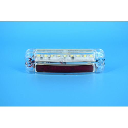 Lampă laterală cu LED 12–24V alb-galben, 10,5 cm, cablaj separat L1031183