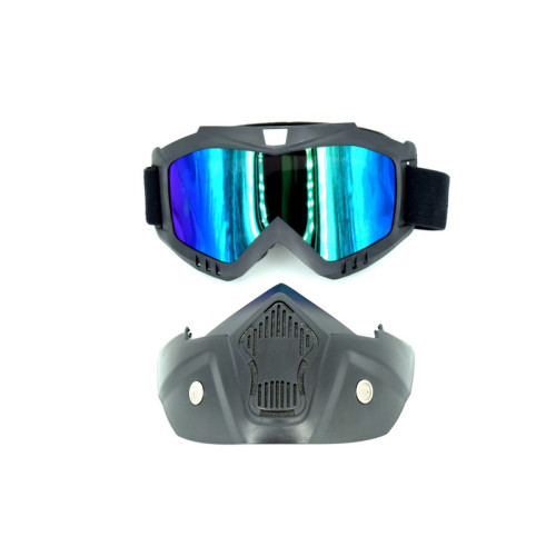 Masca ochelari pentru moto/ATV 12015-1 cu lentila oglinda, protectie off-road