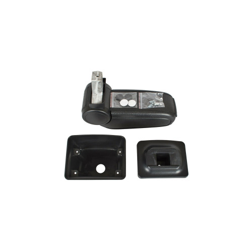 Cotieră auto neagră pentru Ford Focus III (2011–2015), montaj pe tunelul central