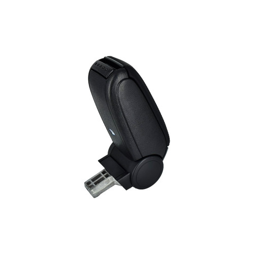 Cotieră auto neagră pentru Opel Corsa D (2006–2014), montaj pe tunel central