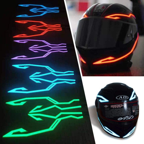 Kit lumini bandă LED pentru cască cu telecomandă, set 4 buc (JUQ02)