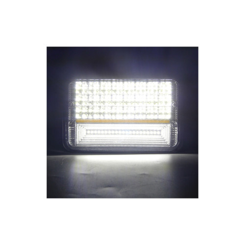 Proiector LED DRL 45W cu 2 faze, 12/24V, lumina alba 6000K (GD54545NC)