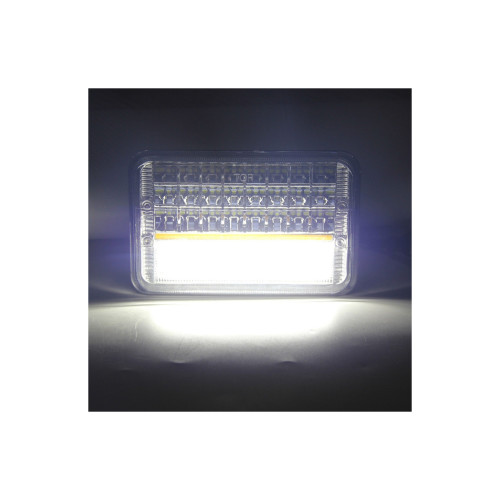 Proiector LED DRL 45W cu 2 faze, 12/24V, lumina alba 6000K (GD54545NC)