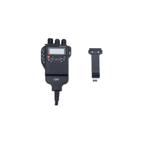 Stație radio CB portabilă PNI Escort HP62AC cu antenă BNC și suport baterii