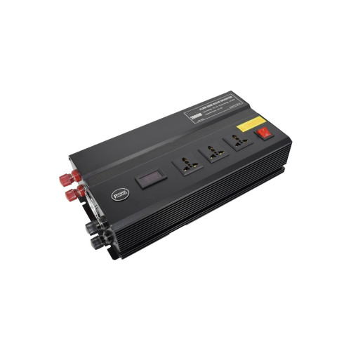 Invertor tensiune 12V-220V 2000W sinus pur, profesional, cu afișaj și telecomandă