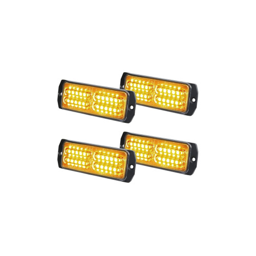 Lampă LED stroboscopică profesională 12–24V pentru semnalizare auto, O-87-20LED