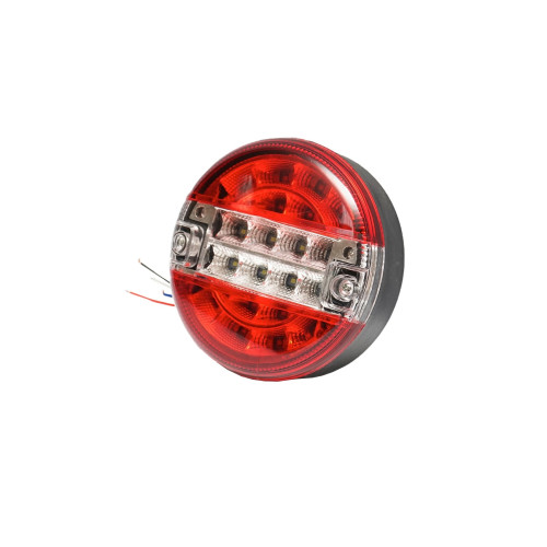 Lampă spate LED rotundă 125 mm 12/24V pentru camion și remorcă Breckner