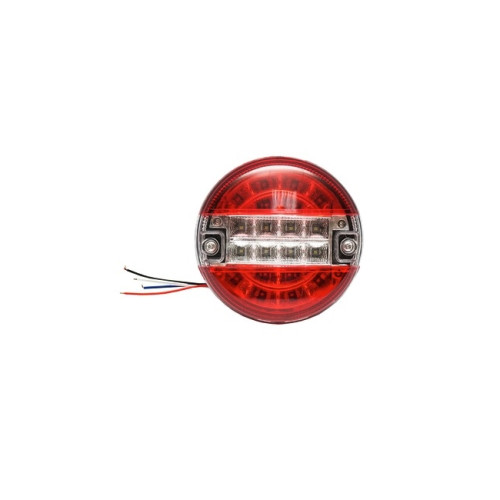 Lampă spate LED rotundă 125 mm 12/24V pentru camion și remorcă Breckner