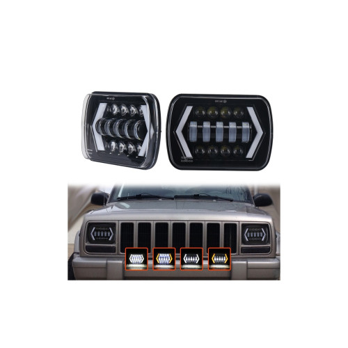 Proiector LED DRL 39W 12V cu 2 faze și funcție de semnalizare, OEM (SPT313H4D)