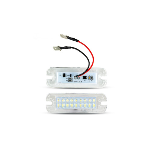 Set 2 lămpi LED pentru iluminare număr Mercedes G-Class W463, lumină albă (Cod 7218)