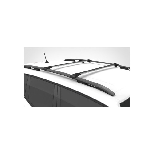 Set bare portbagaj din aluminiu pentru Dacia Duster I 2014-2018, bare longitudinale groase (DST-14-1)