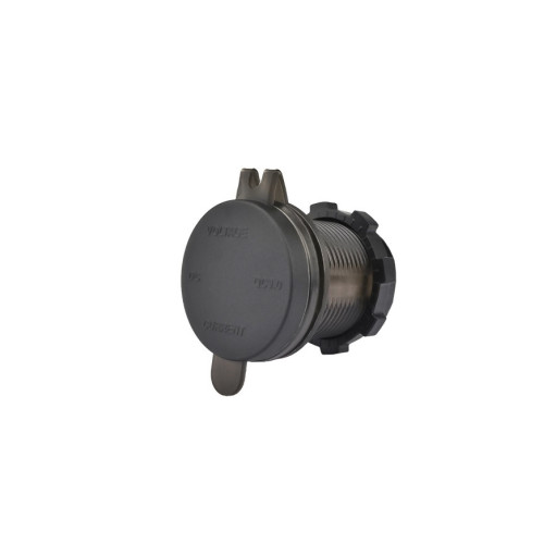 Mufă de bord încărcător auto USB QC3.0 cu voltmetru 12–24V DS2031