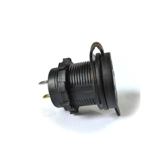 Mufă de bord încărcător auto USB QC3.0 cu voltmetru 12–24V DS2031