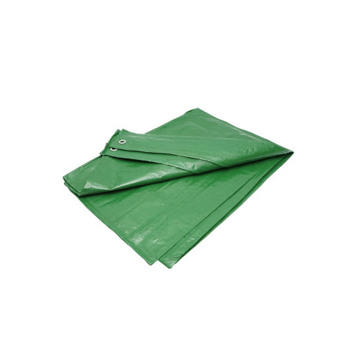 Prelată impermeabilă albastră 4x6 m, 80 g/m², cu ochiuri metalice BK89403