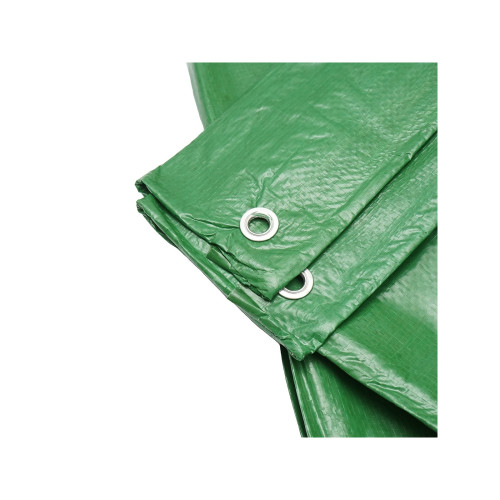 Prelată impermeabilă albastră 4x6 m, 80 g/m², cu ochiuri metalice BK89403