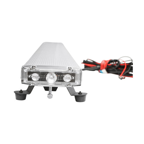 Rampă luminoasă girofar LED 12V, 26 module, galben, 1440 mm