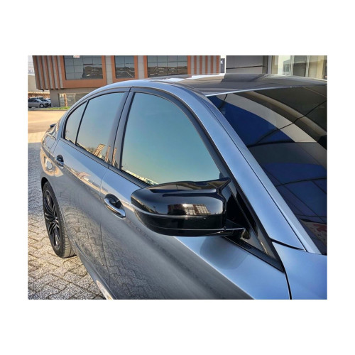 Capace oglindă tip Batman, negru lucios, compatibile BMW Seria 5 G30 (2017-2020)