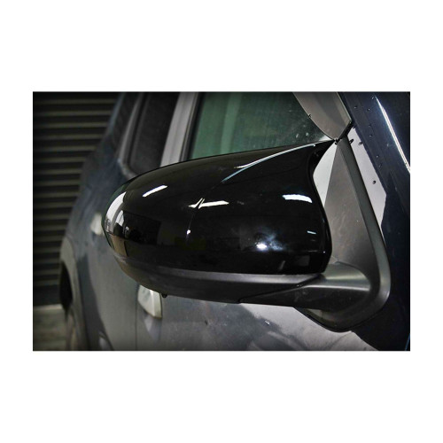 Capace oglinzi tip Batman, negru lucios, pentru Dacia Duster II 2018+ (set 2 buc)