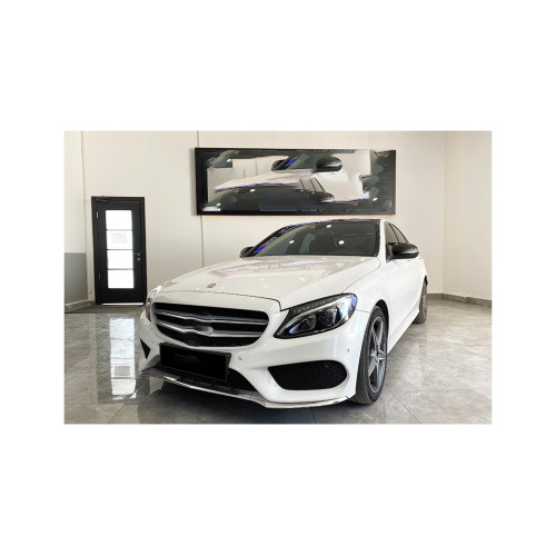 Capace oglindă tip Batman negru lucios pentru Mercedes C W205/C205 (2015–2019)