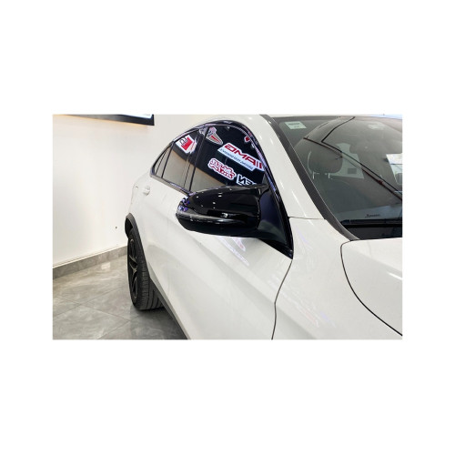 Capace oglinda tip Batman, negru lucios, compatibile Mercedes GLC X253 (2015+)
