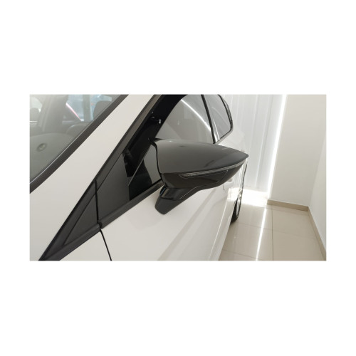 Capace oglinzi tip Batman negru lucios, compatibile Seat Leon III (2012–2020)