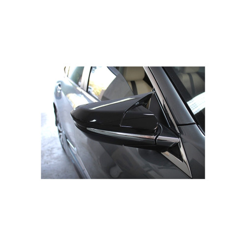 Capace oglinda tip Batman negru lucios pentru Honda Civic FC5/FK7 (2016-2021), set 2