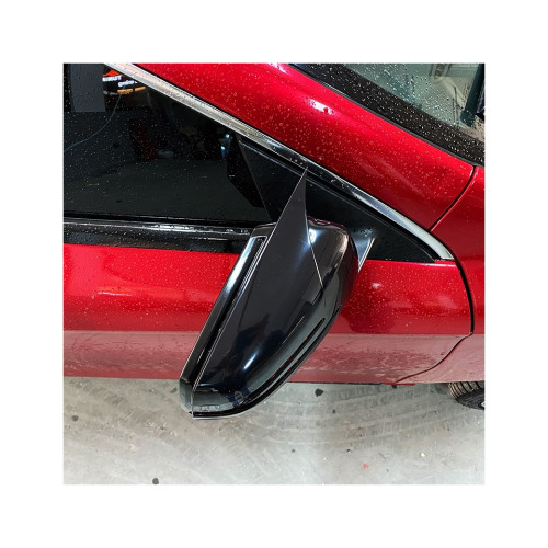 Capace oglinzi tip Batman pentru Mercedes-Benz CLA W117 2013-2018, negru lucios