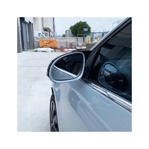 Set capace oglindă tip Batman, negru lucios, pentru Volkswagen Jetta 2005-2010