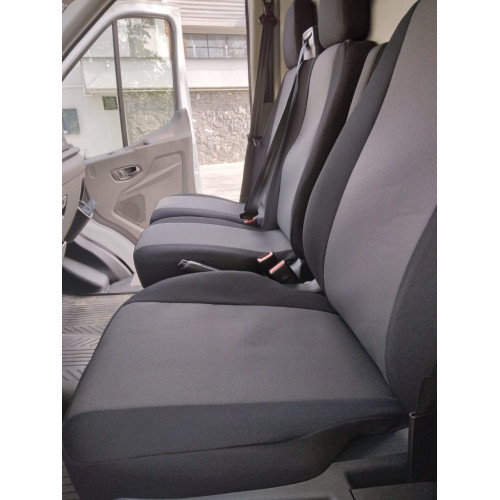 Huse scaune dedicate Ford Transit 2013+ 2+1 fractionate, calitate premium