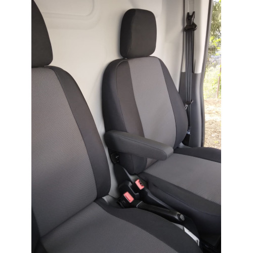 Huse scaune dedicate Ford Transit 2013+ 2+1 fractionate, calitate premium