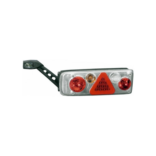 Lampa stop camion 24V cu bec si lampa gabarit LED, 37x12 cm, Cod 201408