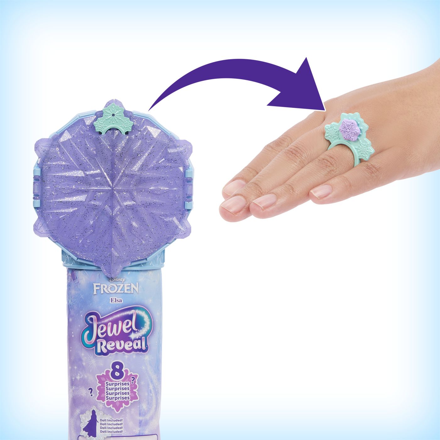 DISNEY FROZEN JEWEL REVEAL PAPUSA ELSA SuperHeroes ToysZone