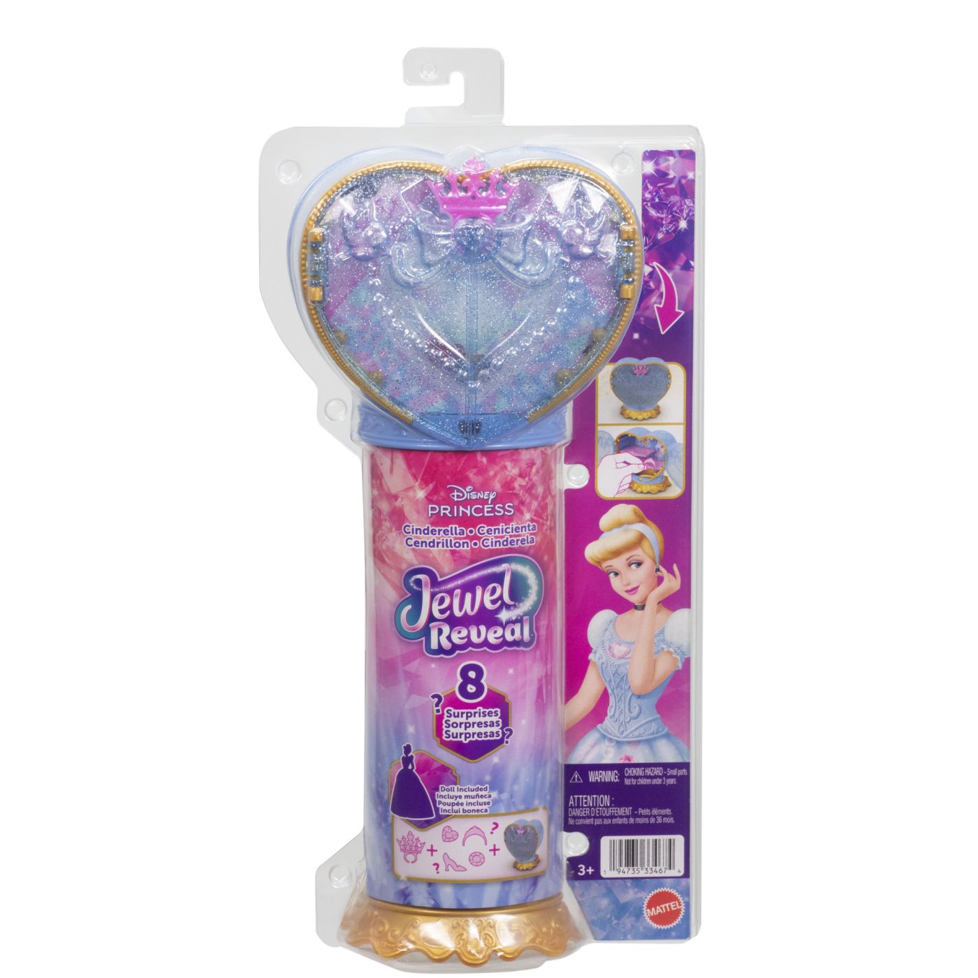 DISNEY PRINCESS JEWEL REVEAL PAPUSA CENUSAREASA SuperHeroes ToysZone