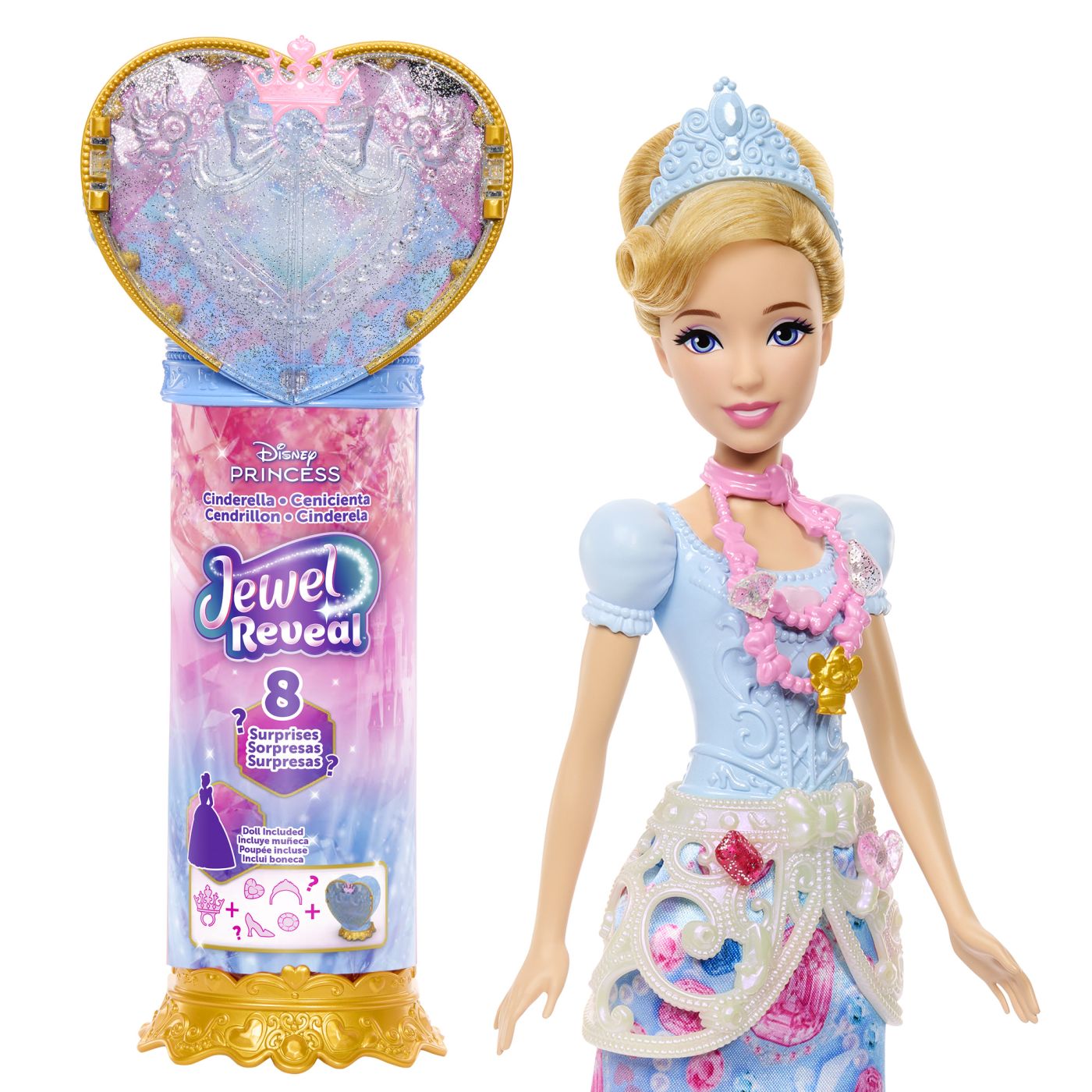DISNEY PRINCESS JEWEL REVEAL PAPUSA CENUSAREASA SuperHeroes ToysZone