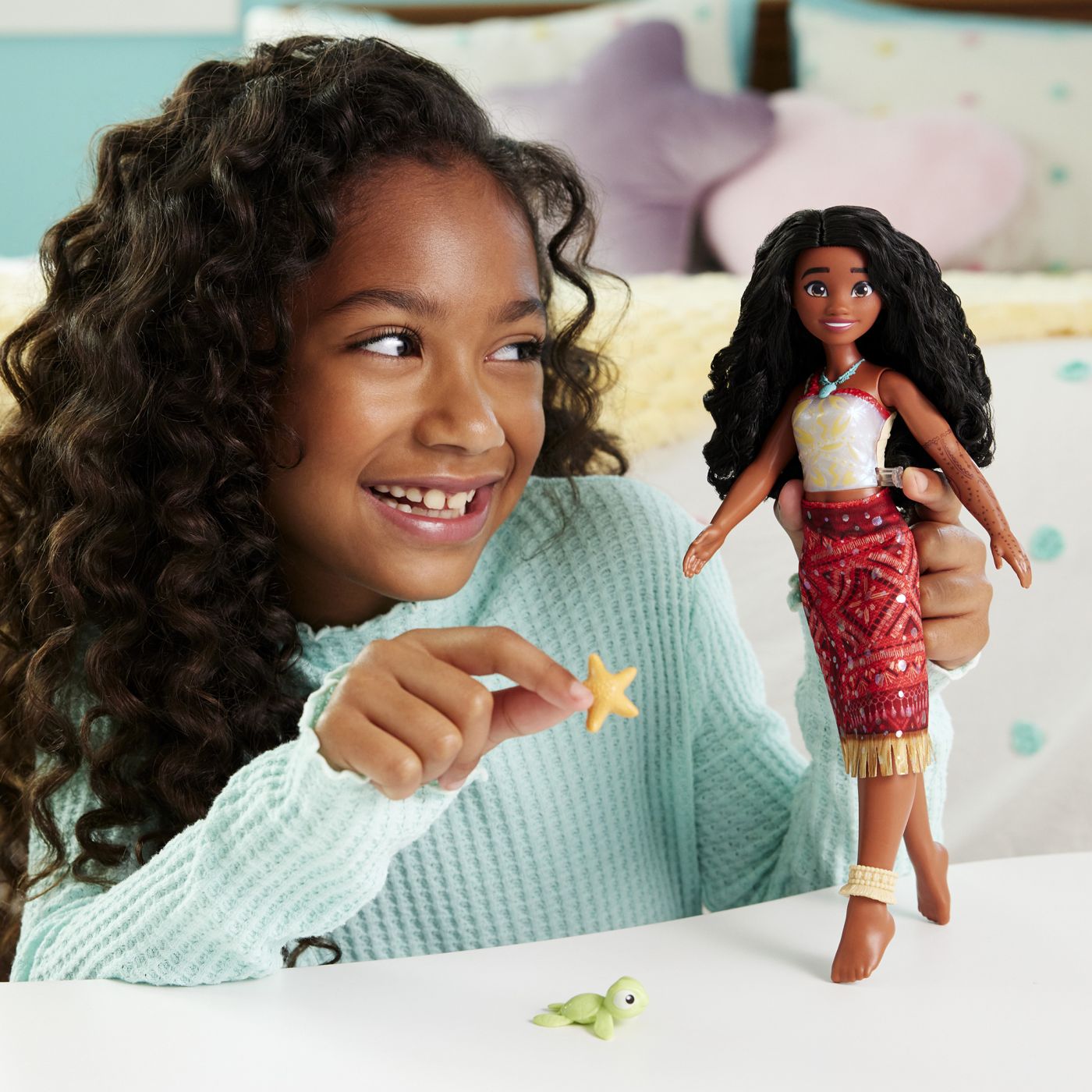 DISNEY VAIANA 2 COLOR CHANGE SET PAPUSA VAIANA INNOT CU ACCESORII SuperHeroes ToysZone