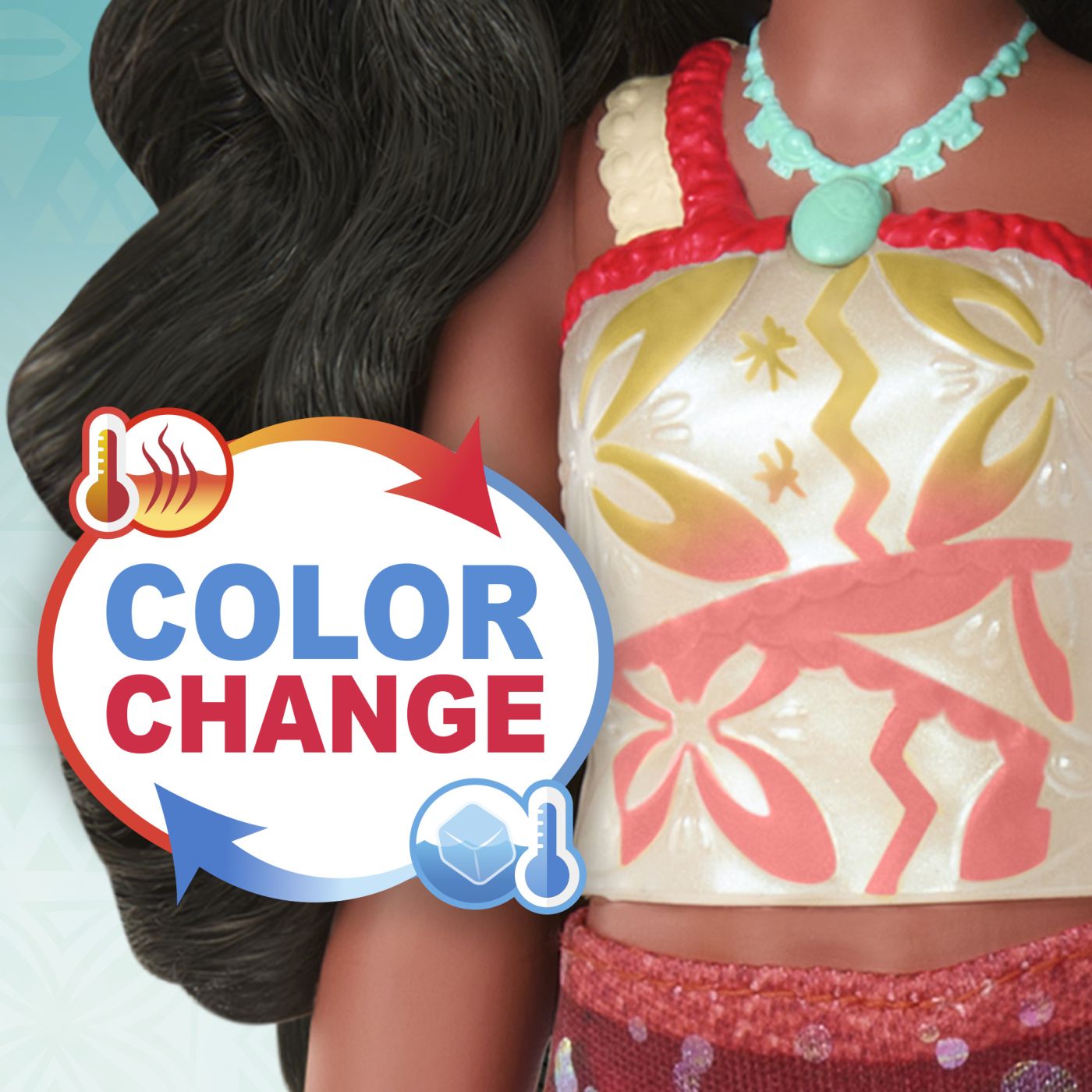 DISNEY VAIANA 2 COLOR CHANGE SET PAPUSA VAIANA INNOT CU ACCESORII SuperHeroes ToysZone