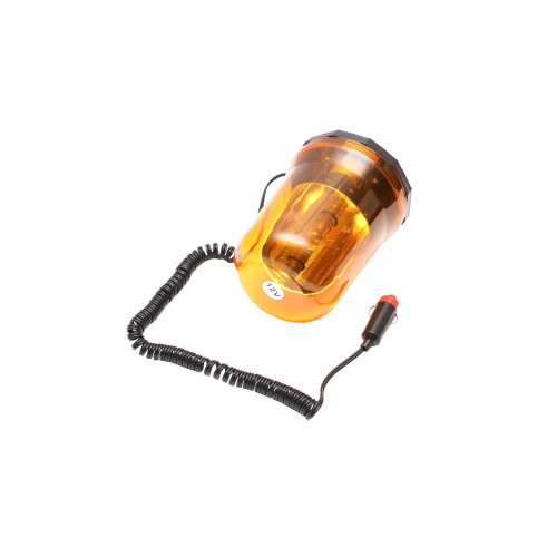 Girofar galben 12V cu prindere pe magnet, alimentare la brichetă DIS604004G12