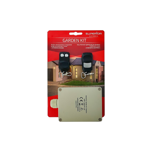 Kit receptor 433.92 MHz pentru automatizări exterior cu 2 telecomenzi PREMIUM, 12/24V