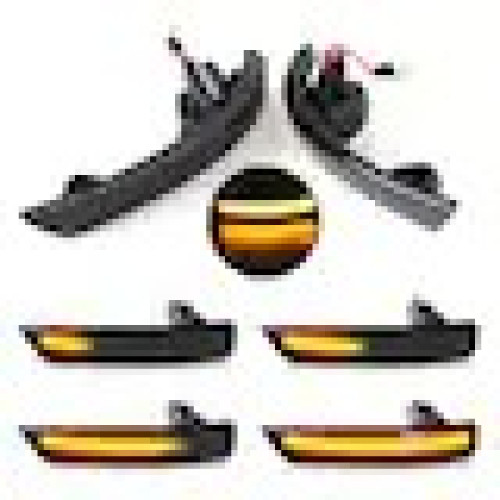 Semnalizare dinamica pentru oglinda compatibila Ford Fiesta/B-Max, set 2 buc