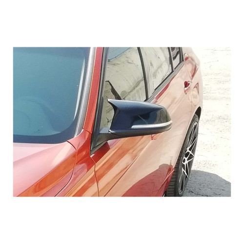 Capace oglindă tip Batman negru lucios pentru BMW Seria 3 F30/F31 (set 2 buc.)