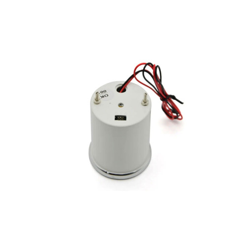 Voltmetru auto universal pentru bord 52 mm, iluminare LED albă, 12V (HAO-VOLT1)