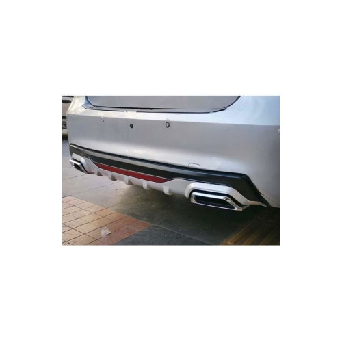 Difuzor bară spate universal 120 cm, gri-negru, din plastic (DIF1008)