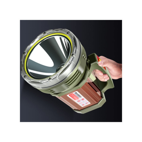 Lanternă LED reîncărcabilă 2000 lm, 25W, 36000 LUX, rază până la 2000 m