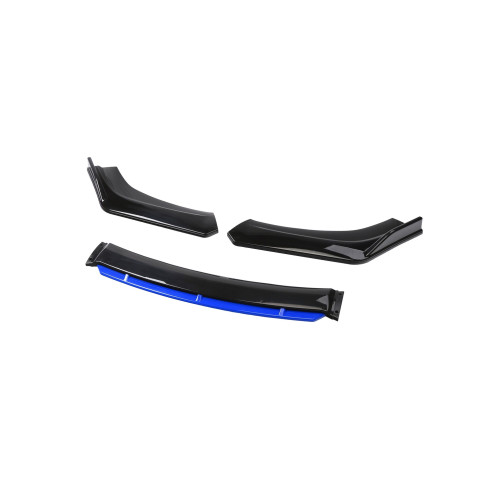 Spoiler universal prelungire bara fata 175 cm, ABS negru lucios cu albastru