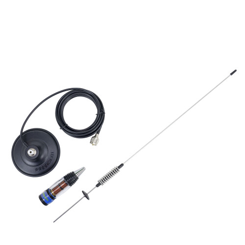 Antena CB President Missouri 72 cm cu baza magnetica si cablu RG-58